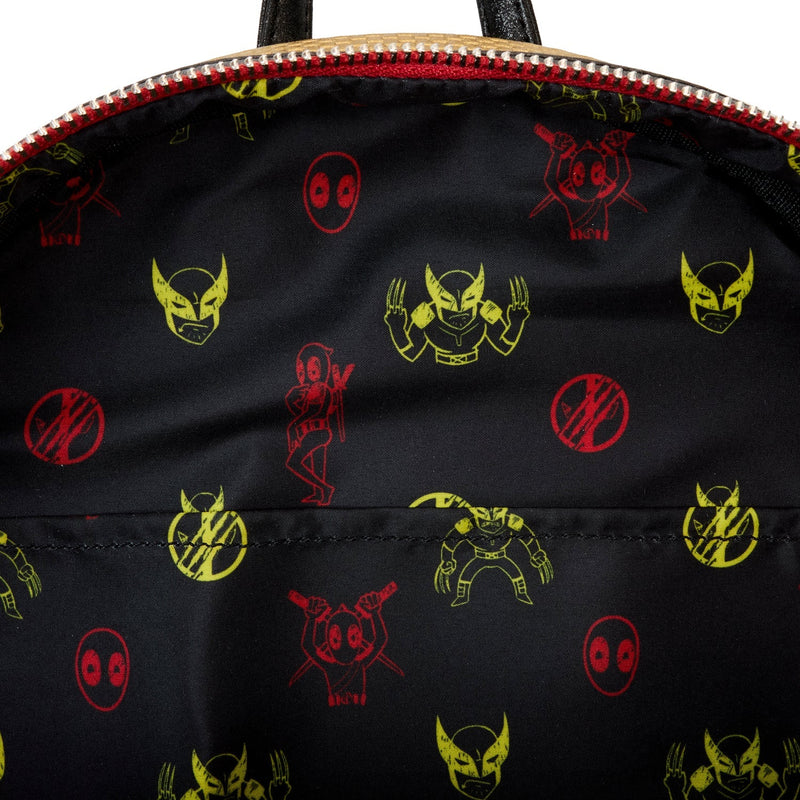 Deadpool and wolverine marvel loungefly mini backpack