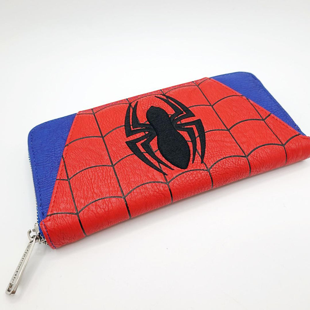 New Loungefly Spider-Man Spider Web Crossbody Bag PLUS outlet Wallet Universal Studios