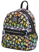 Pokemon multi coloured characters loungefly mini backpack