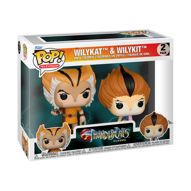POP! 2-PACK
WILYKAT AND WILYKIT - THUNDERCATS CLASSIC POP! 2-PACK