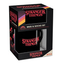 Stranger things mug and socks set