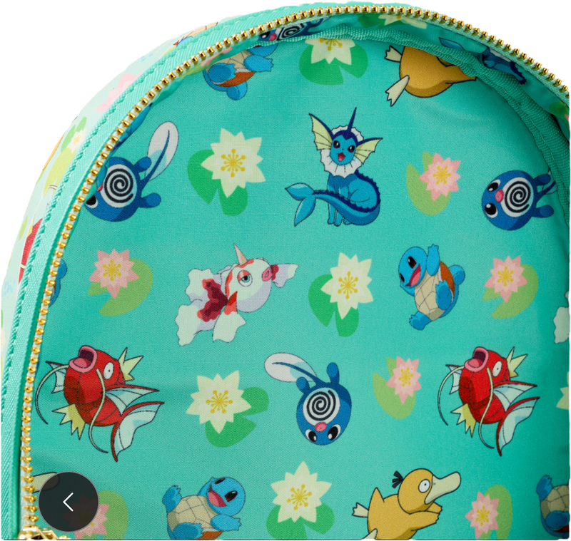 Pokemon water type loungefly mini backpack