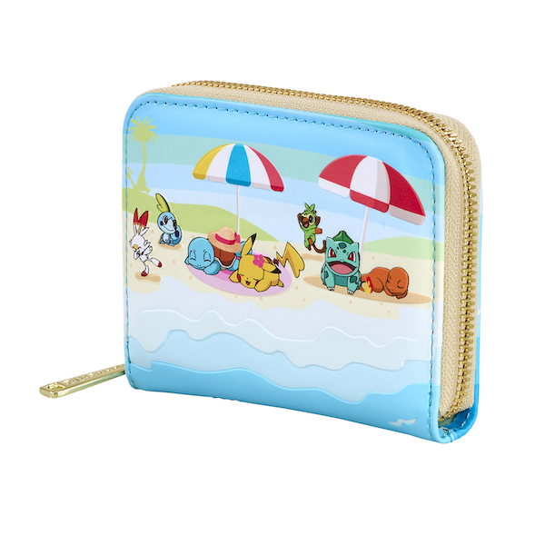 Pool Party Pokémon Loungefly Zip Around Wallet