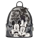 Mickey and Minnie Gjost light up glow loungefly mini backpack