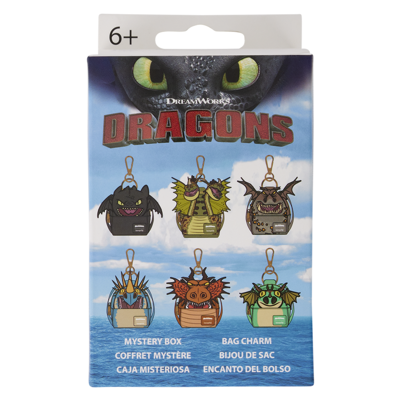 How to train your dragon loungefly bag clip blind pack mystery charm  in stock