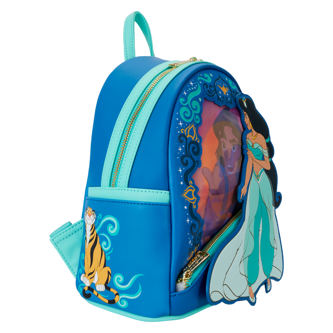 Loungefly disney shops princess jasmine castle mini backpack