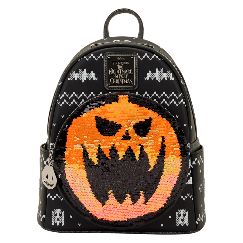 Jack skellington sequin loungefly mini backpack