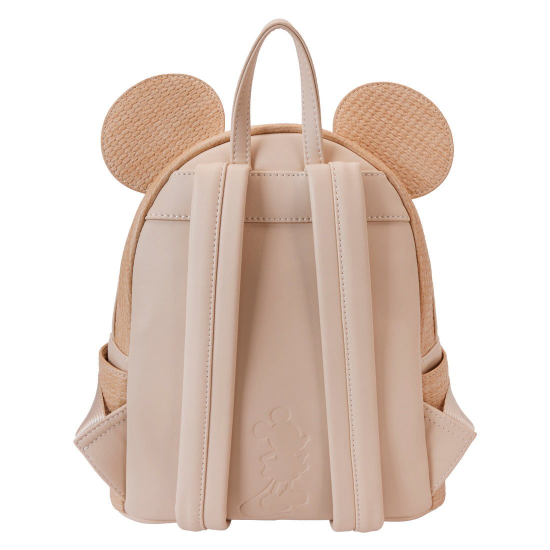 LOUNGEFLY MICKEY MOUSE STRAW COSPLAY MINI BACKPACK DISNEY