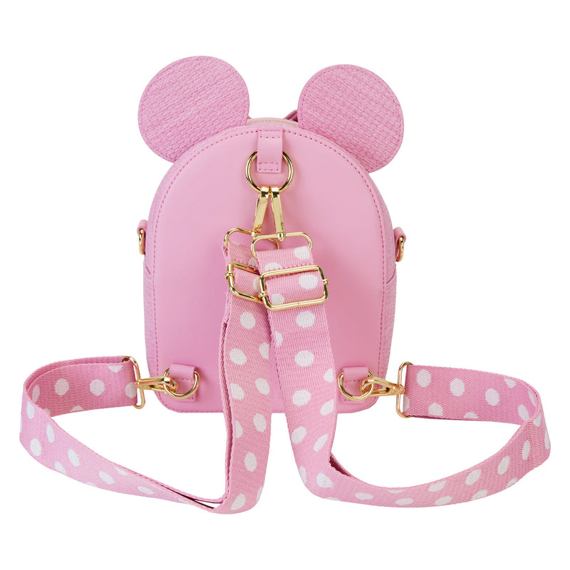 LOUNGEFLY
MINNIE MOUSE STRAW MINI CONVERTIBLE BAG - DISNEY