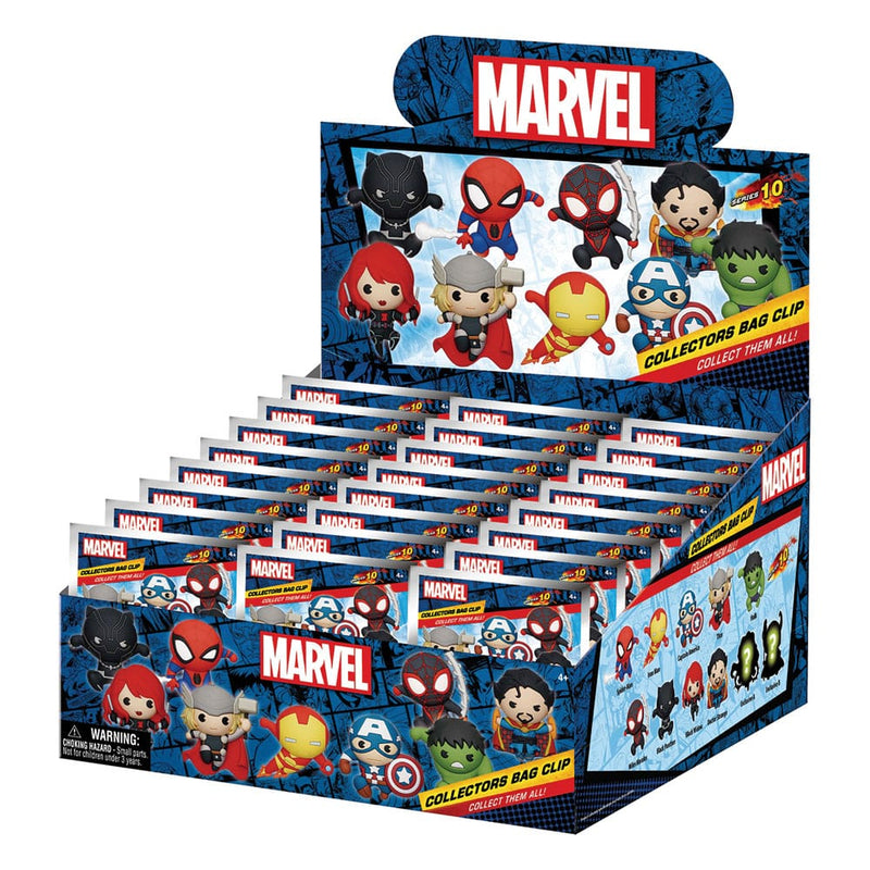 Marvel heroes bag clip keychain single blind pack