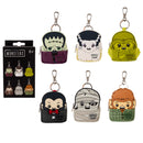 Universal monsters  loungefly bag charm mini backpack key chain random design