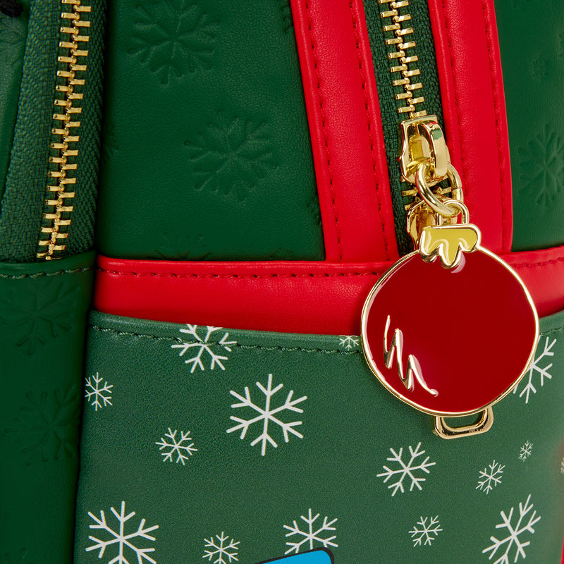 Dr Seuss The Grinch holiday loungefly mini backpack