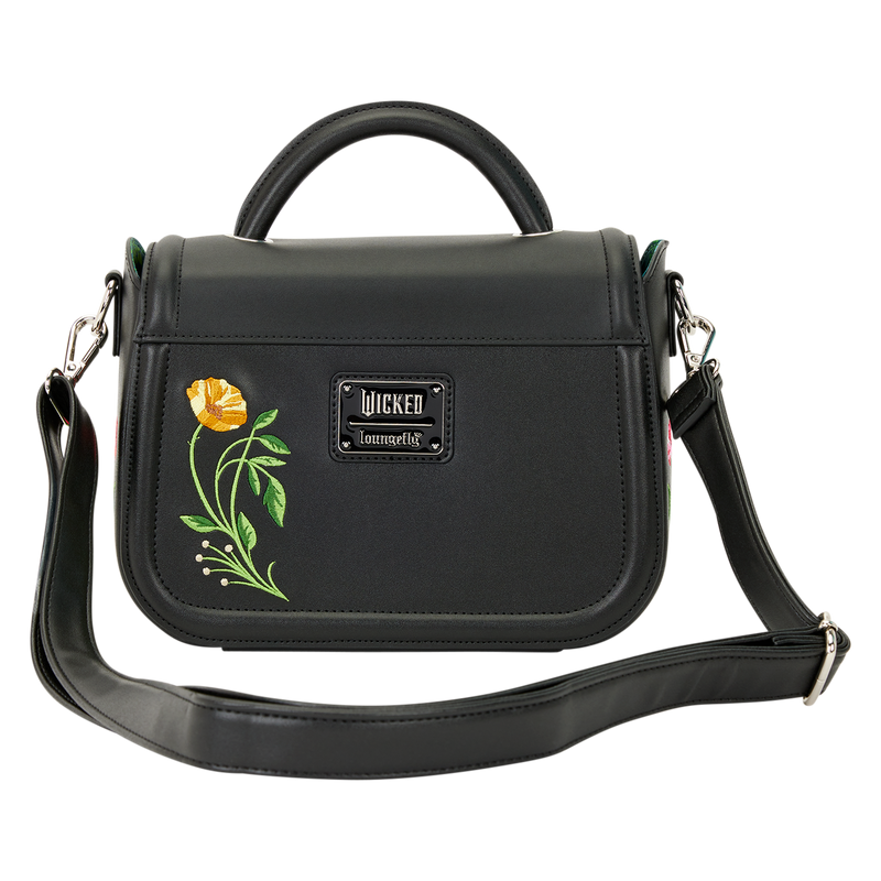 Wicked for Good floral loungefly crossbody bag pre order