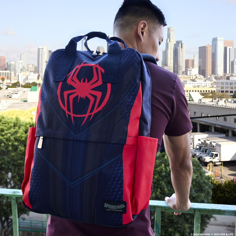 LOUNGEFLY
SPIDER-VERSE MILES MORALES SUIT FULL SIZE NYLON BACKPACK - MARVEL