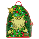 Dr Seuss The Grinch holiday loungefly mini backpack