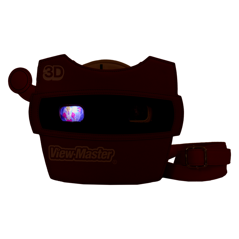 Mattel viewmaster loungefly crossbody bag
