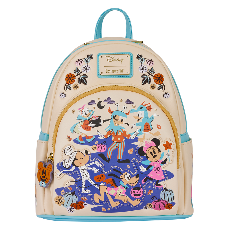 Disney mickey and friends halloween summer loungefly mini backpack