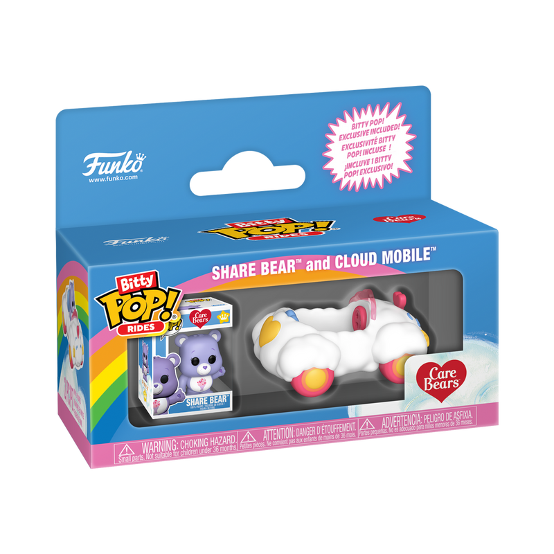 BITTY POP! RIDE
BITTY POP! SHARE BEAR AND CLOUD MOBILE - CARE BEARS