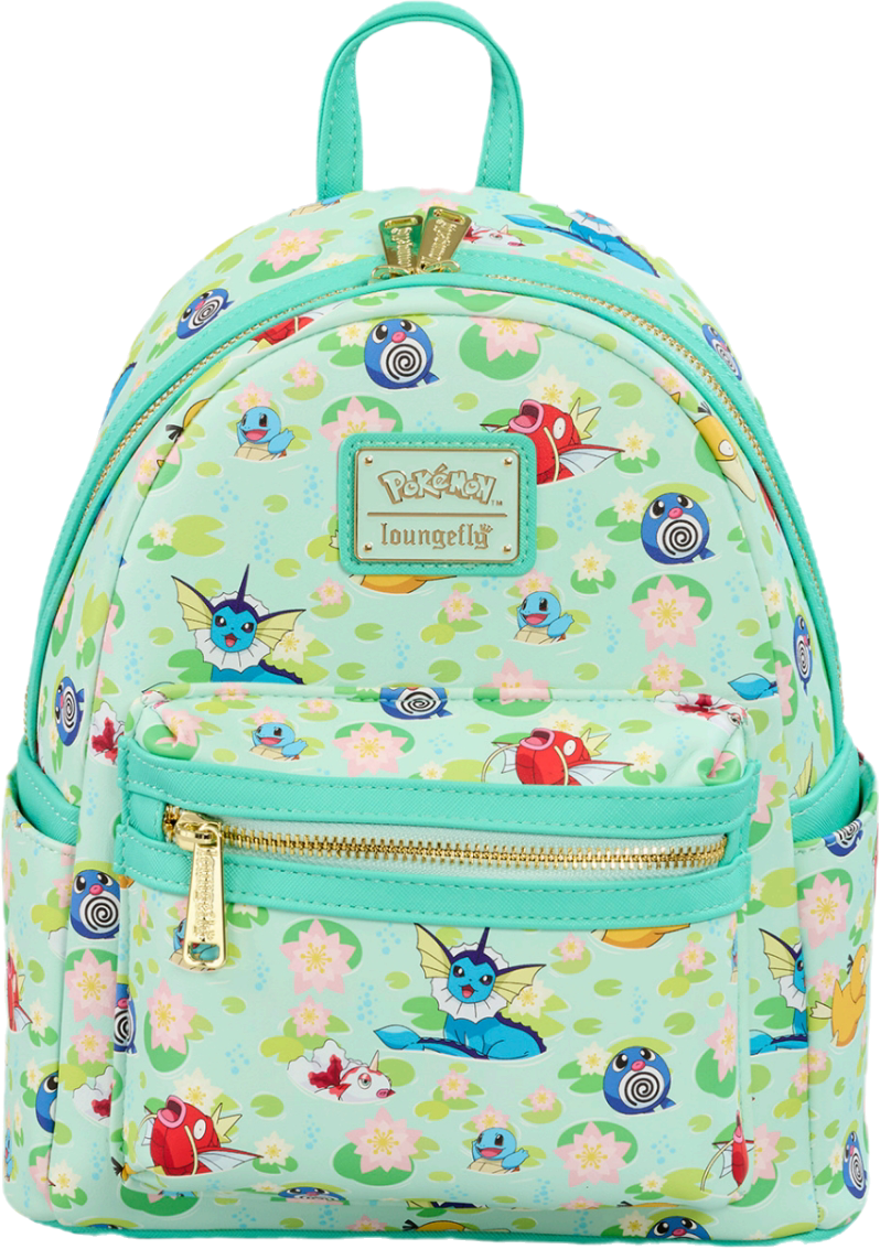 Pokemon water type loungefly mini backpack