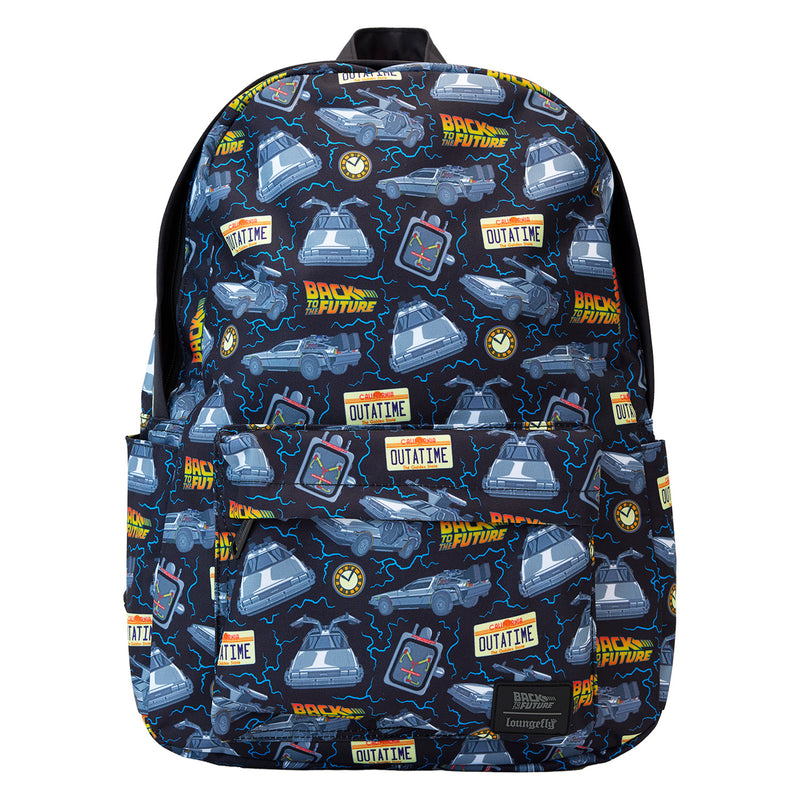 Back To The Future 40th Anniversary Loungefly Nylon Full Size Backpack