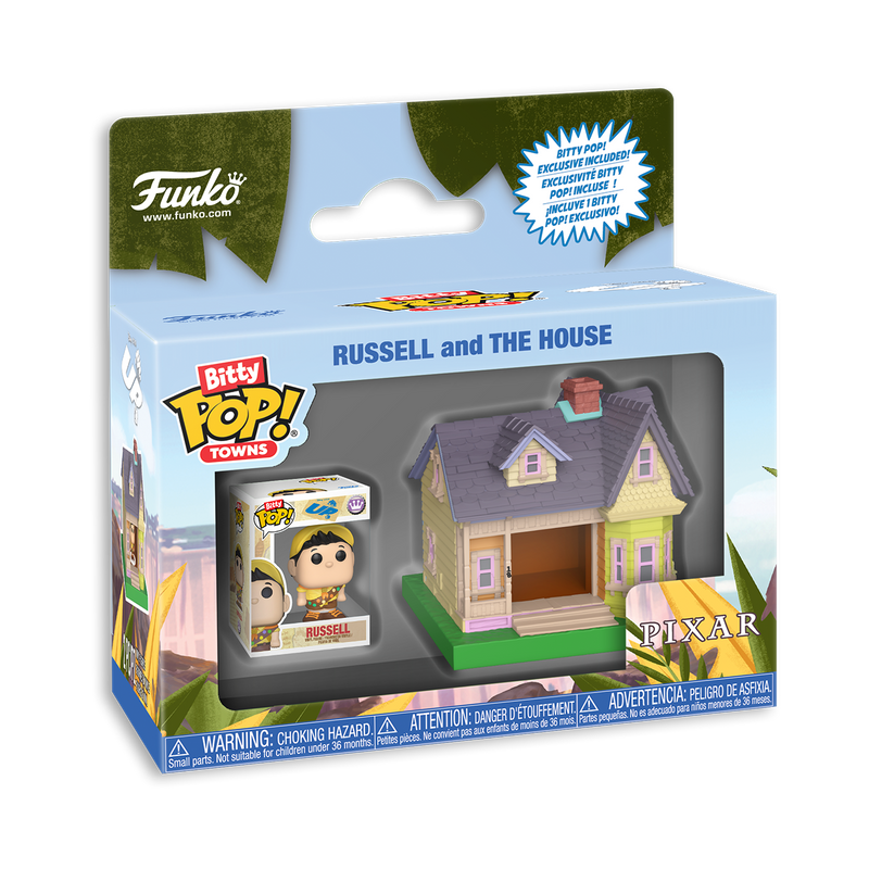 BITTY POP! TOWN
BITTY POP! TOWN RUSSELL AND THE HOUSE - PIXAR