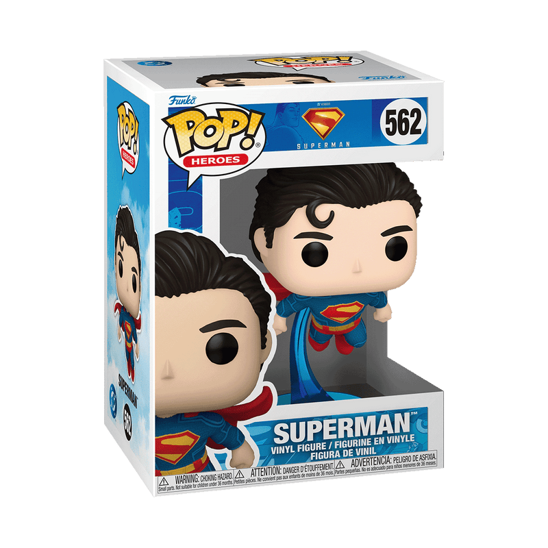 Superman flying from 2025 movie