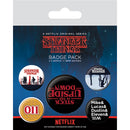 Stranger things pin set