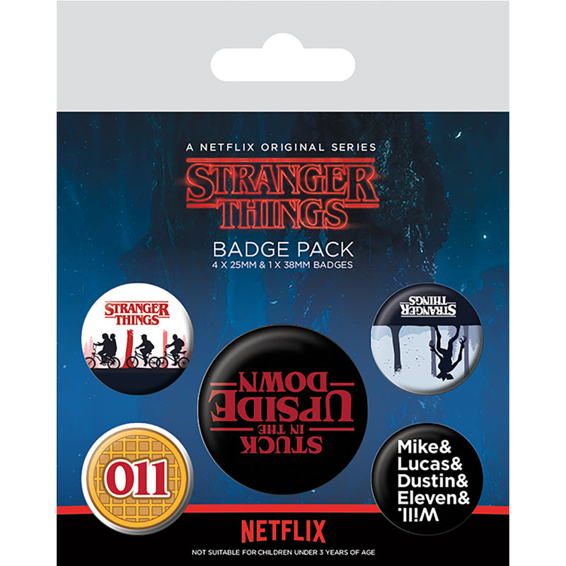 Stranger things pin set