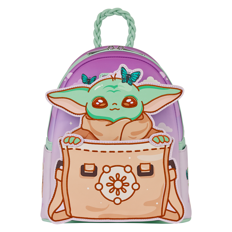 Grogu from the mandalorian loungefly mini backpack