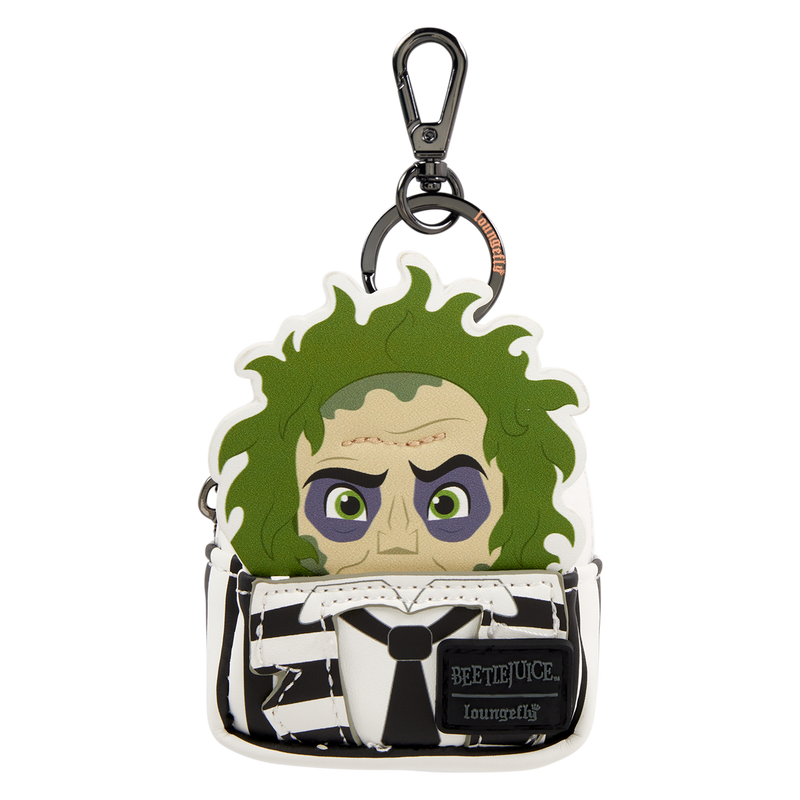 Beetlejuice loungefly mini bag clips, single blind pack