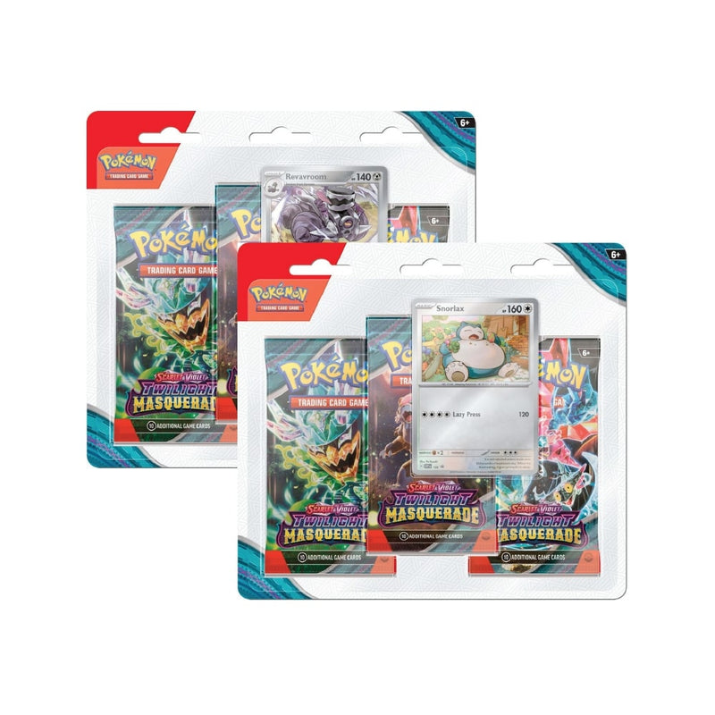 Pokemon Twighlight Masquerade triple blister (1 random promo set supplied)