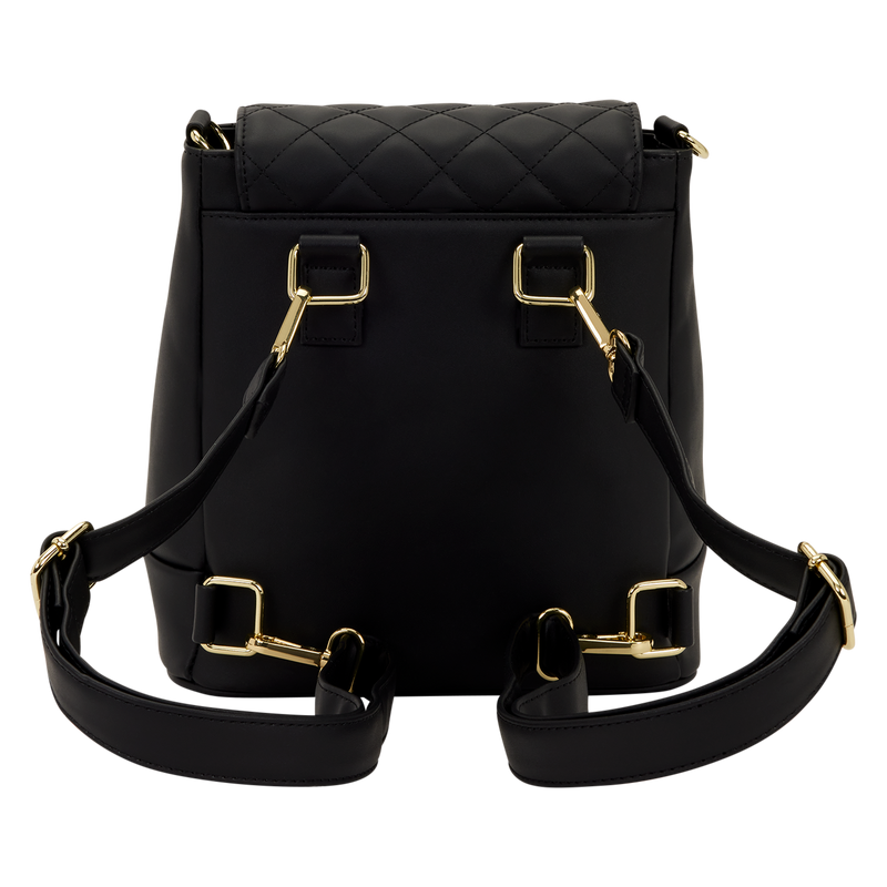 Loungefly branded black pin trader Loungefly mini backpack