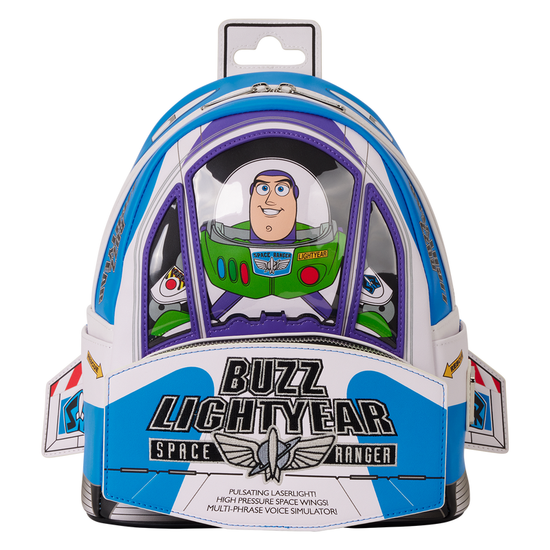 Toy story Buzz lightyear talking and glowing dark loungefly mini backpack (PRE ORDER)