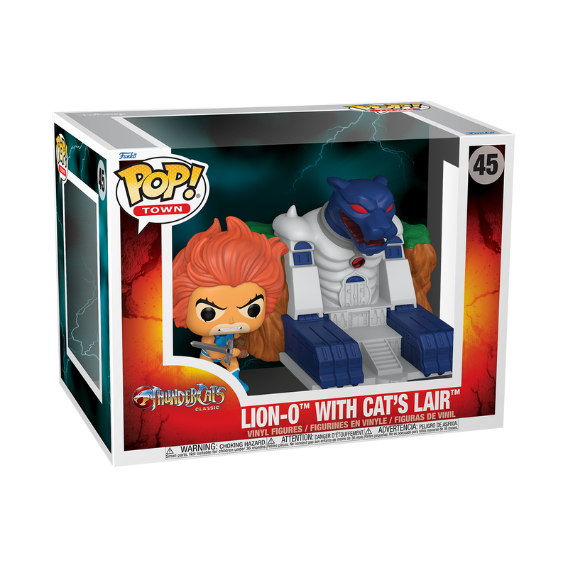 POP! TOWN
LION-O WITH CAT'S LAIR - THUNDERCATS CLASSIC