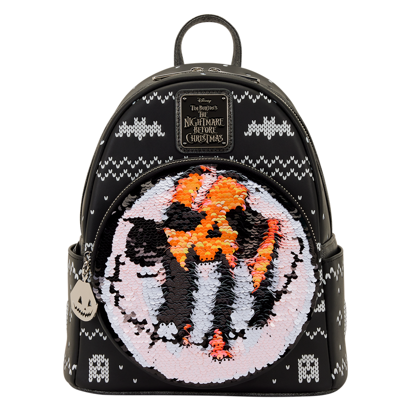 Jack skellington sequin loungefly mini backpack