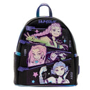 (Pre order)  K-Pop Demon Hunters Huntrix Loungefly Mini Backpack With Photocard Holder Bag Charm
