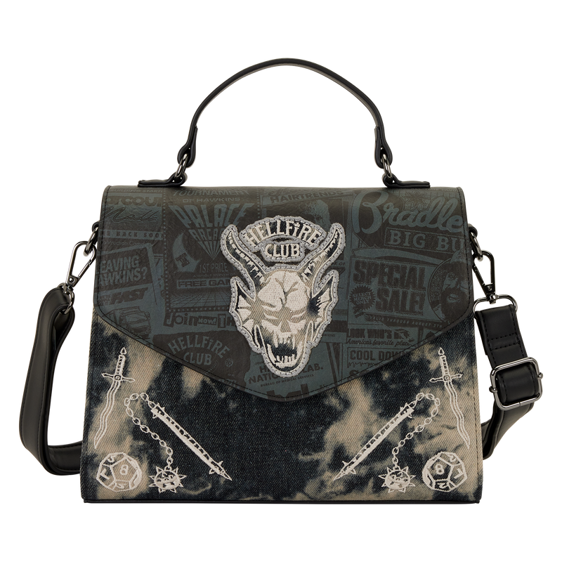 Stranger things HellFire Club loungefly crossbody bag in stock