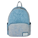 Disney dogs loungefly faux denim mini backpack