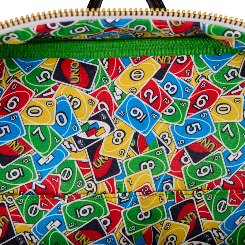 UNO game loungefly mini backpack in stock