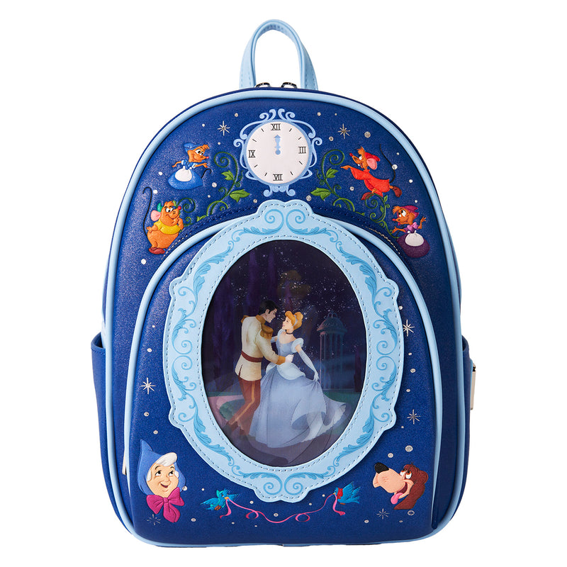 Loungefly Cinderella Lenticular Blue  mini backpack