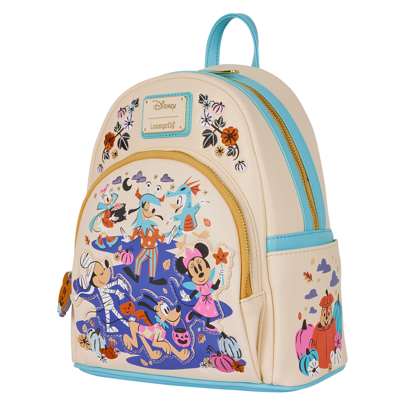 Disney mickey and friends halloween summer loungefly mini backpack