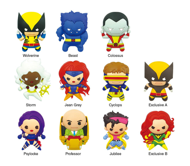 X men  bag clip keychain single blind pack