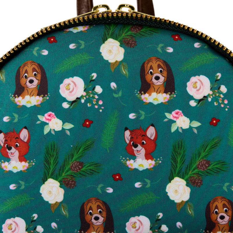 The fox and the hound loungefly mini backpack in stock