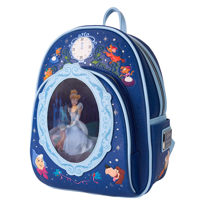 Loungefly Cinderella Lenticular Blue  mini backpack