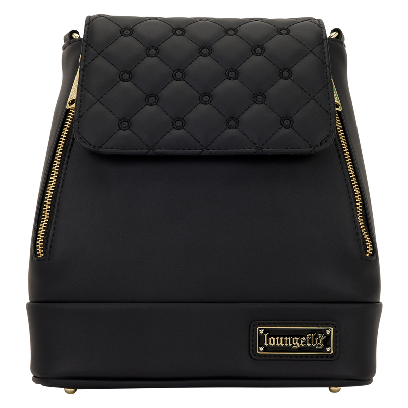 Loungefly branded black pin trader Loungefly mini backpack