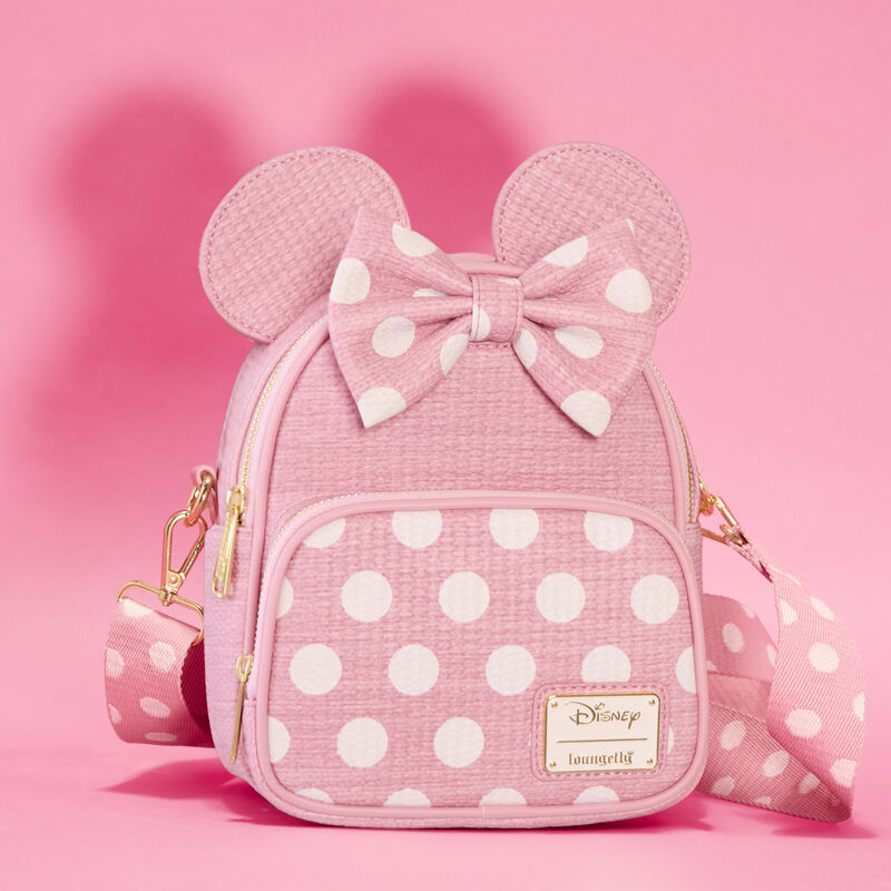 LOUNGEFLY
MINNIE MOUSE STRAW MINI CONVERTIBLE BAG - DISNEY