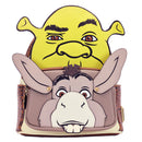 Shrek and Donkey Dreamworks Loungefly Cosplay Mini Backpack