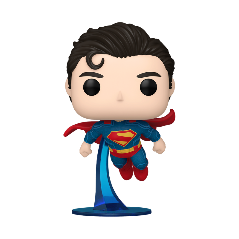 Superman flying from 2025 movie