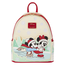 Mickey & Friends Holiday Ice Skating Mini Backpack with Headband Holder
