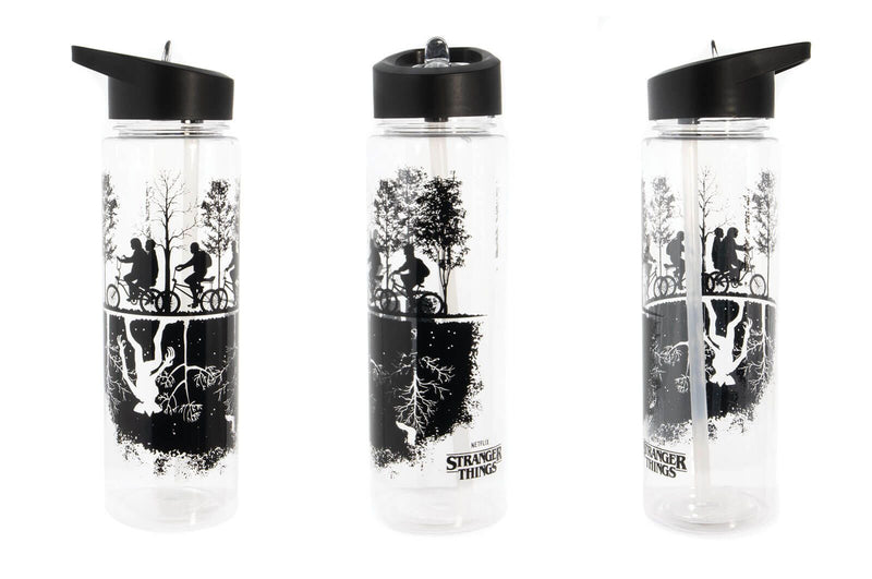 Stranger things upside down plastic drinks bottle